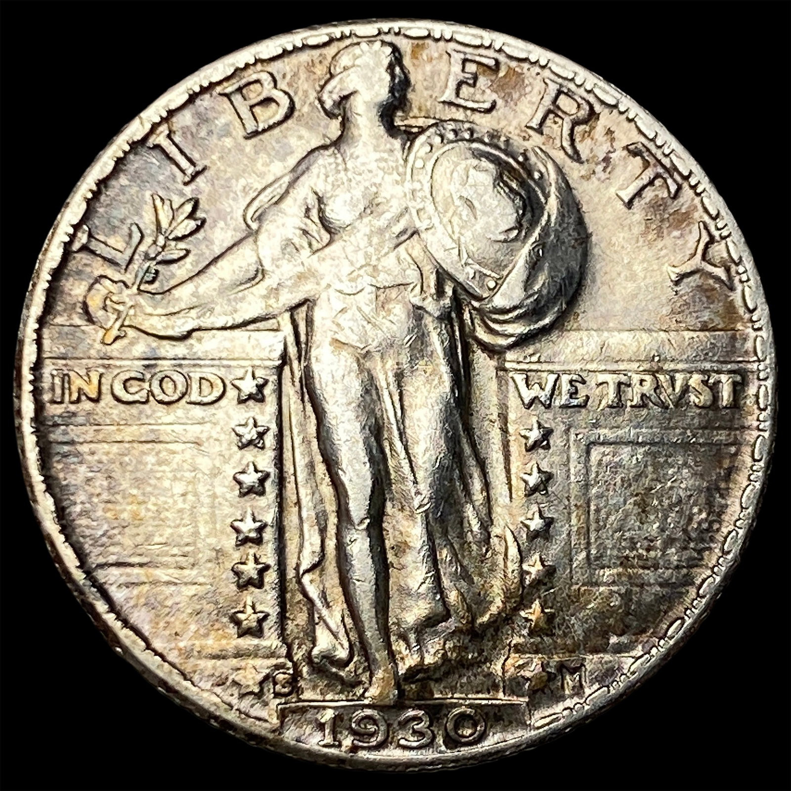 1930-S Standing Liberty Quarter CLOSELY UNCIRCULATED: 1930-S Standing Liberty Quarter CLOSELY UNCIRCULATED