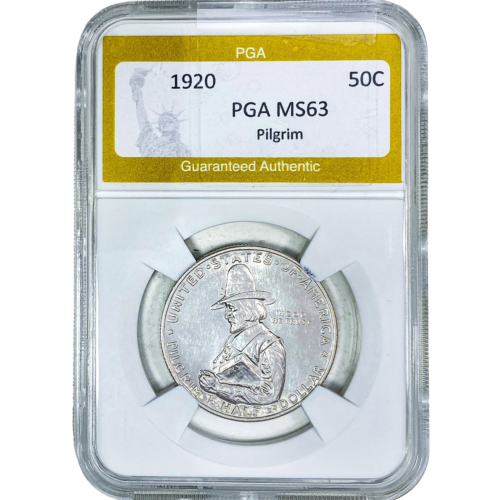 1920 Pilgrim Half Dollar PGA MS63 (1 of 2)