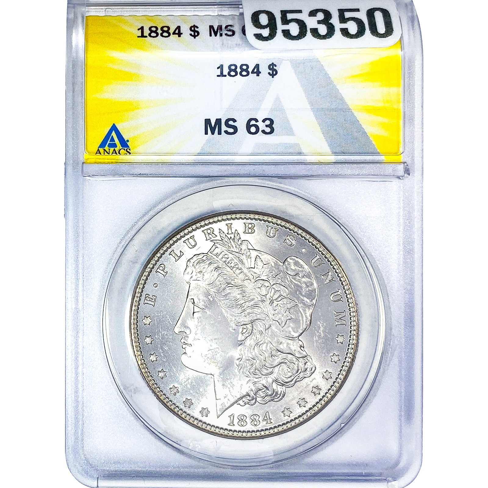 1884 Morgan Silver Dollar ANACS MS63 (1 of 2)