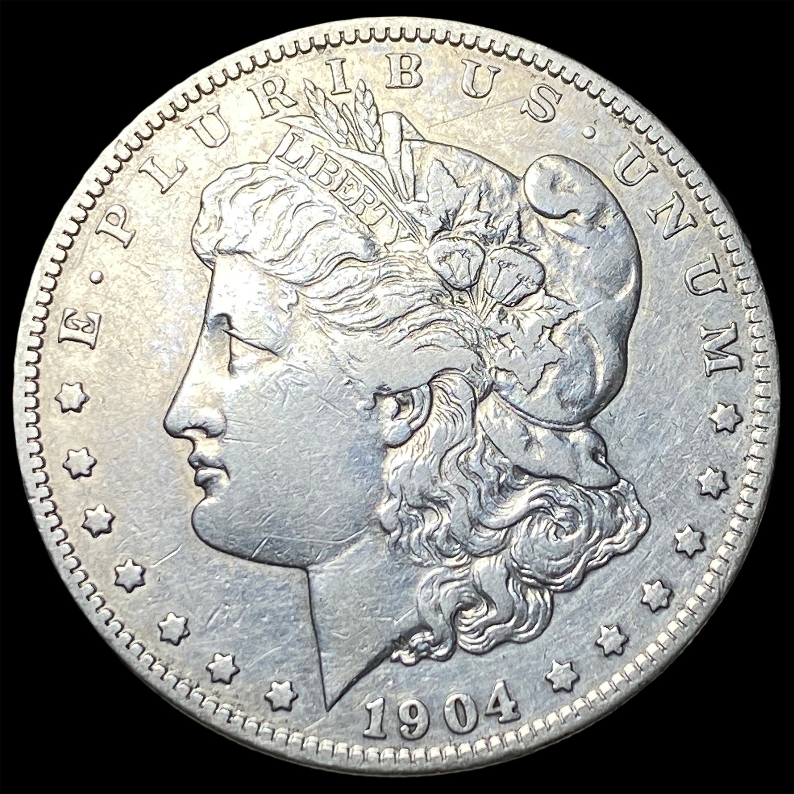 1904-S Silver Morgan Dollar NEARLY UNCIRCULATED: 1904-S Silver Morgan Dollar NEARLY UNCIRCULATED