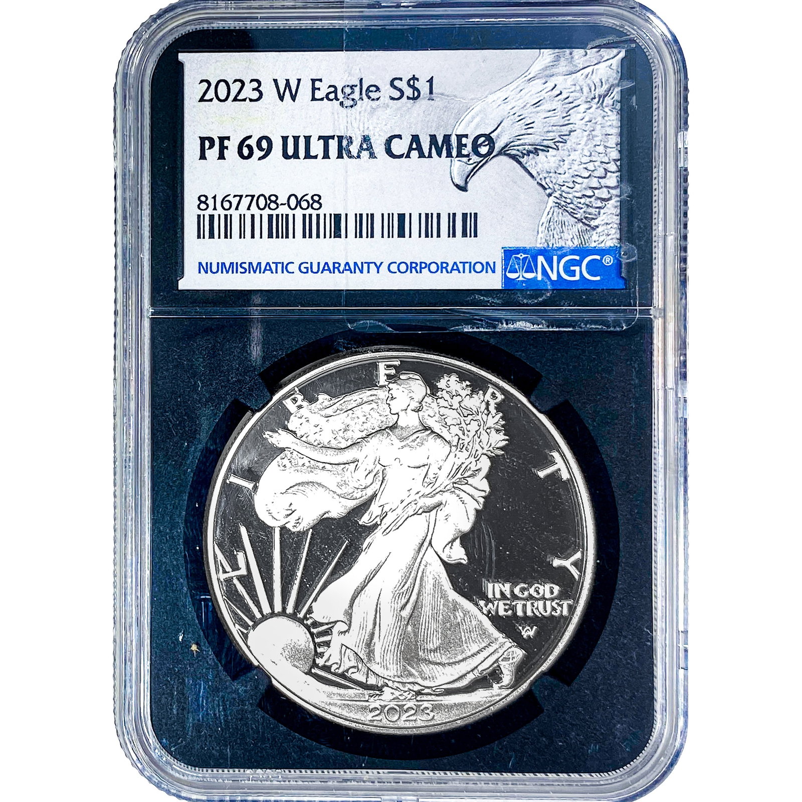 2023[W] Silver Eagle NGC PF69 Ultra Cameo: 2023[W] Silver Eagle NGC PF69 Ultra Cameo