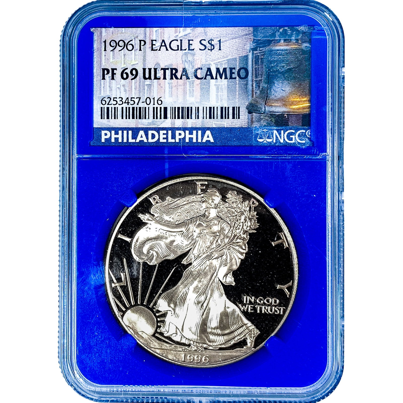 1996-P Silver Eagle NGC PF69 Ultra Cameo: 1996-P Silver Eagle NGC PF69 Ultra Cameo