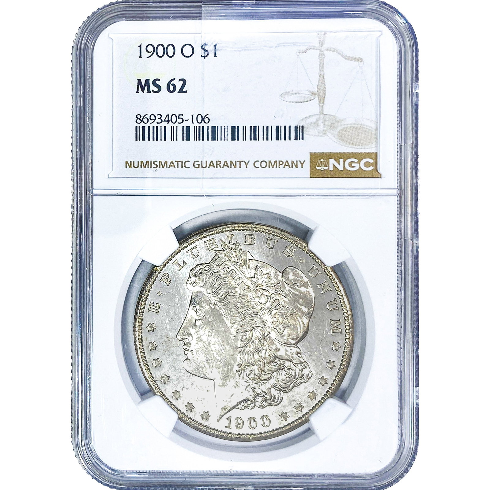 1900-O Morgan Silver Dollar NGC MS62 (1 of 2)