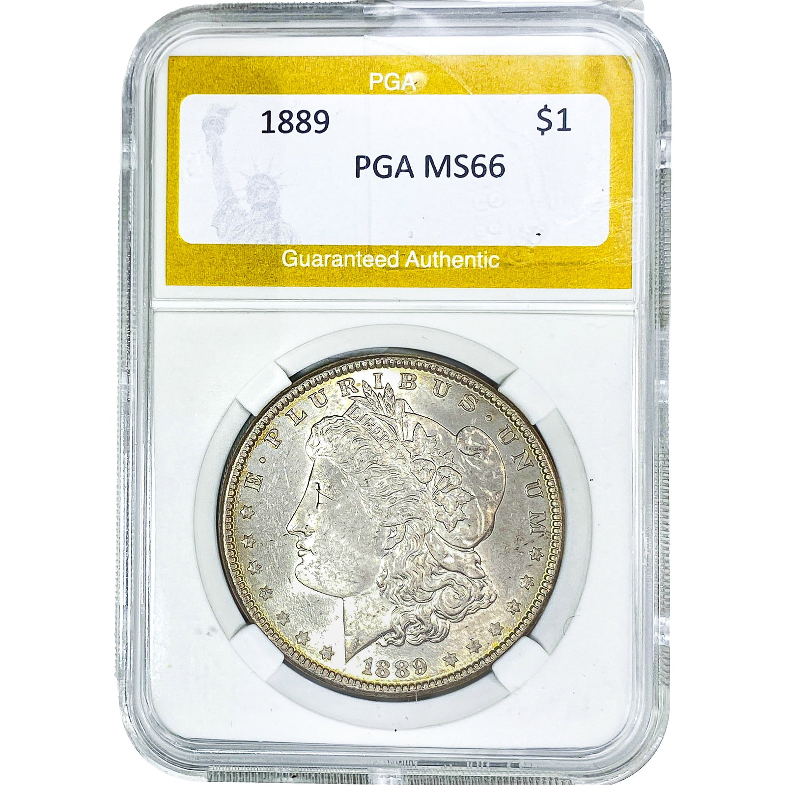 1889 Morgan Silver Dollar PGA MS66: 1889 Morgan Silver Dollar PGA MS66