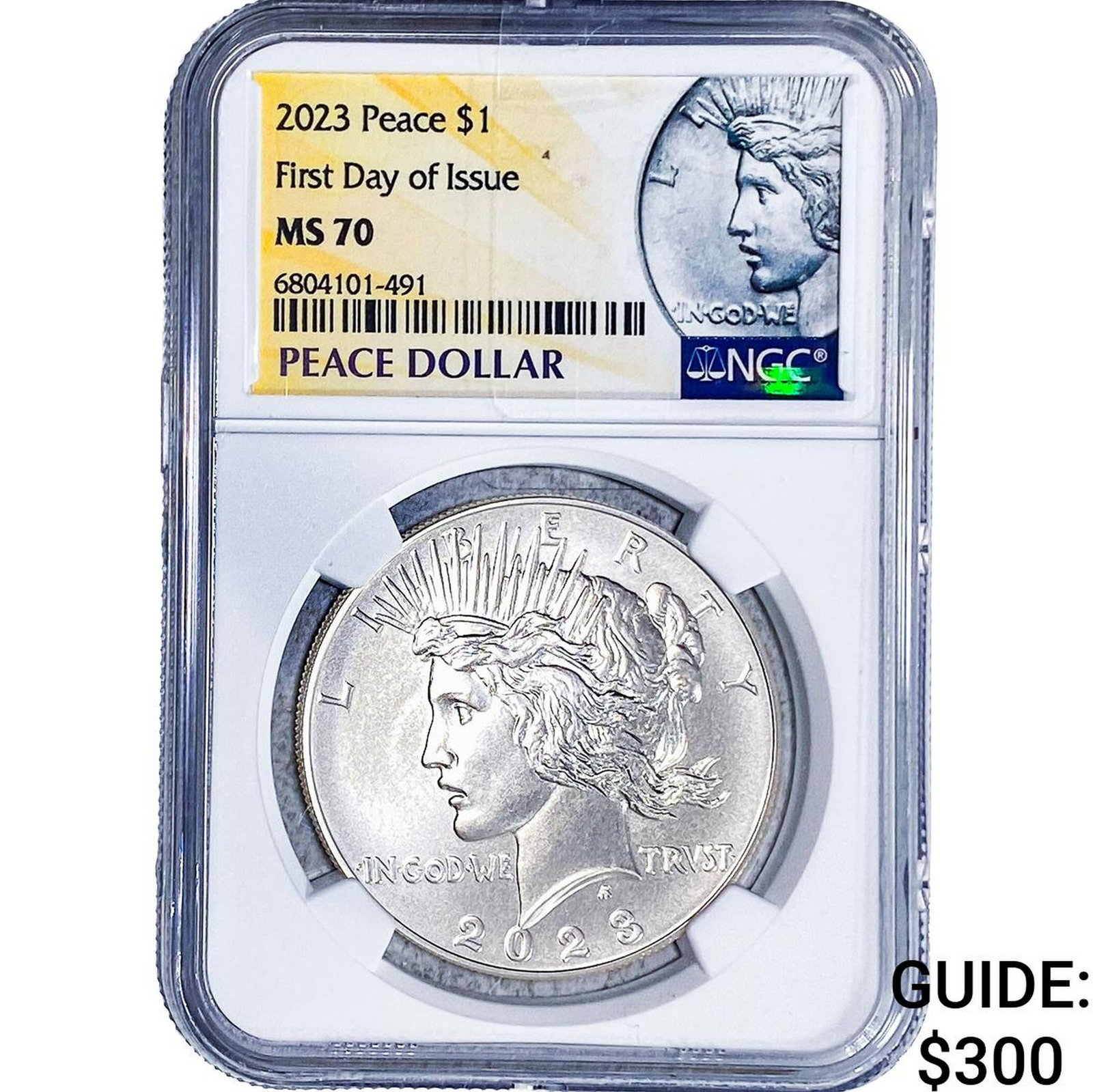 2023 Silver Peace Dollar NGC MS70: 2023 Silver Peace Dollar NGC MS70
