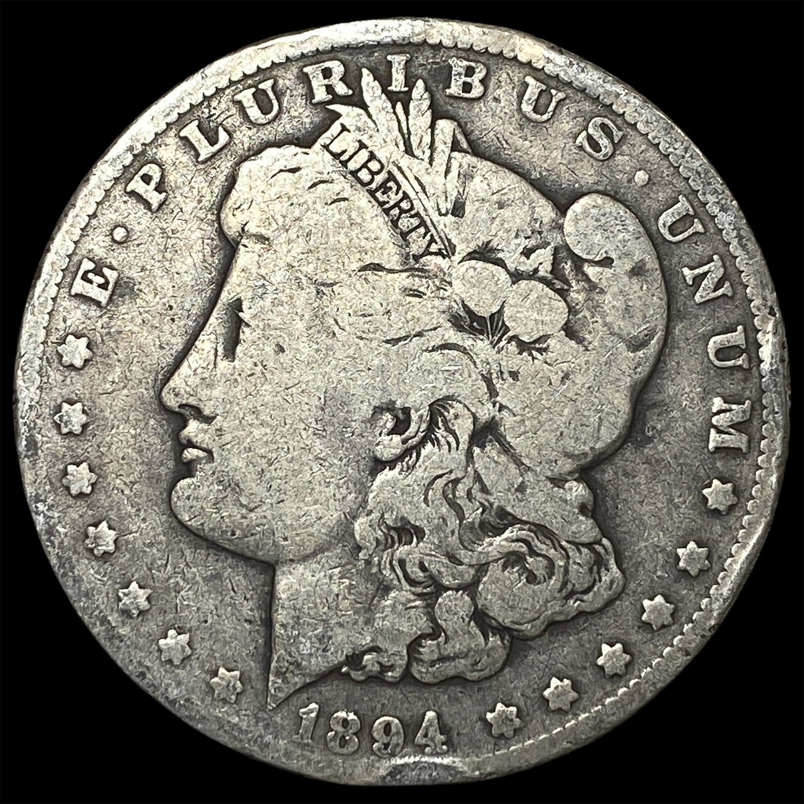 1894-O Silver Morgan Dollar LIGHTLY CIRCULATED: 1894-O Silver Morgan Dollar LIGHTLY CIRCULATED