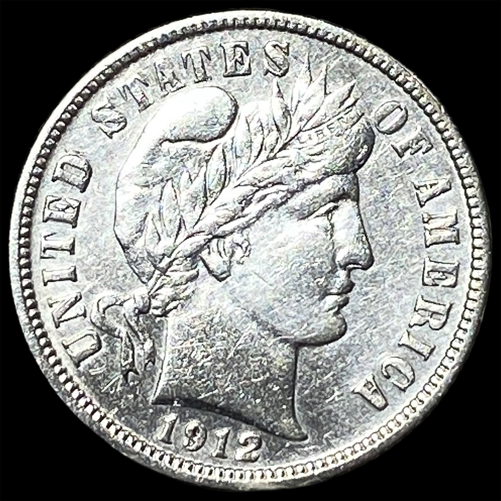 1912-D Silver Barber Dime UNCIRCULATED: 1912-D Silver Barber Dime UNCIRCULATED
