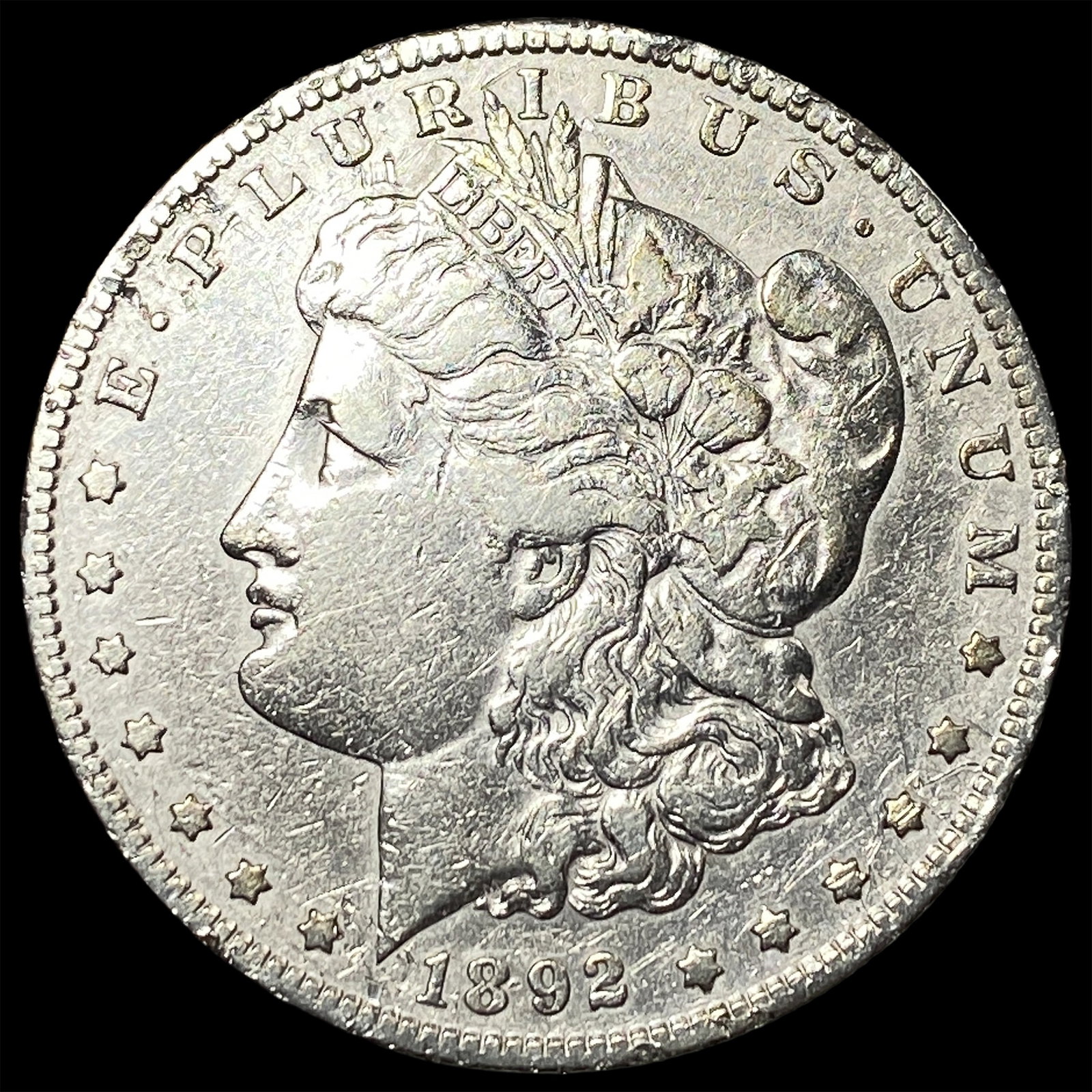 1892-S Silver Morgan Dollar LIGHTLY CIRCULATED: 1892-S Silver Morgan Dollar LIGHTLY CIRCULATED