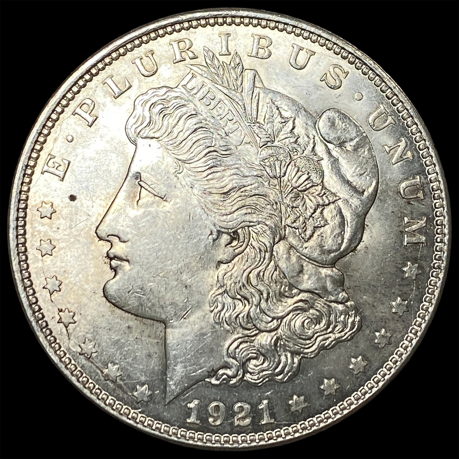 1921 Silver Morgan Dollar CHOICE BU: 1921 Silver Morgan Dollar CHOICE BU