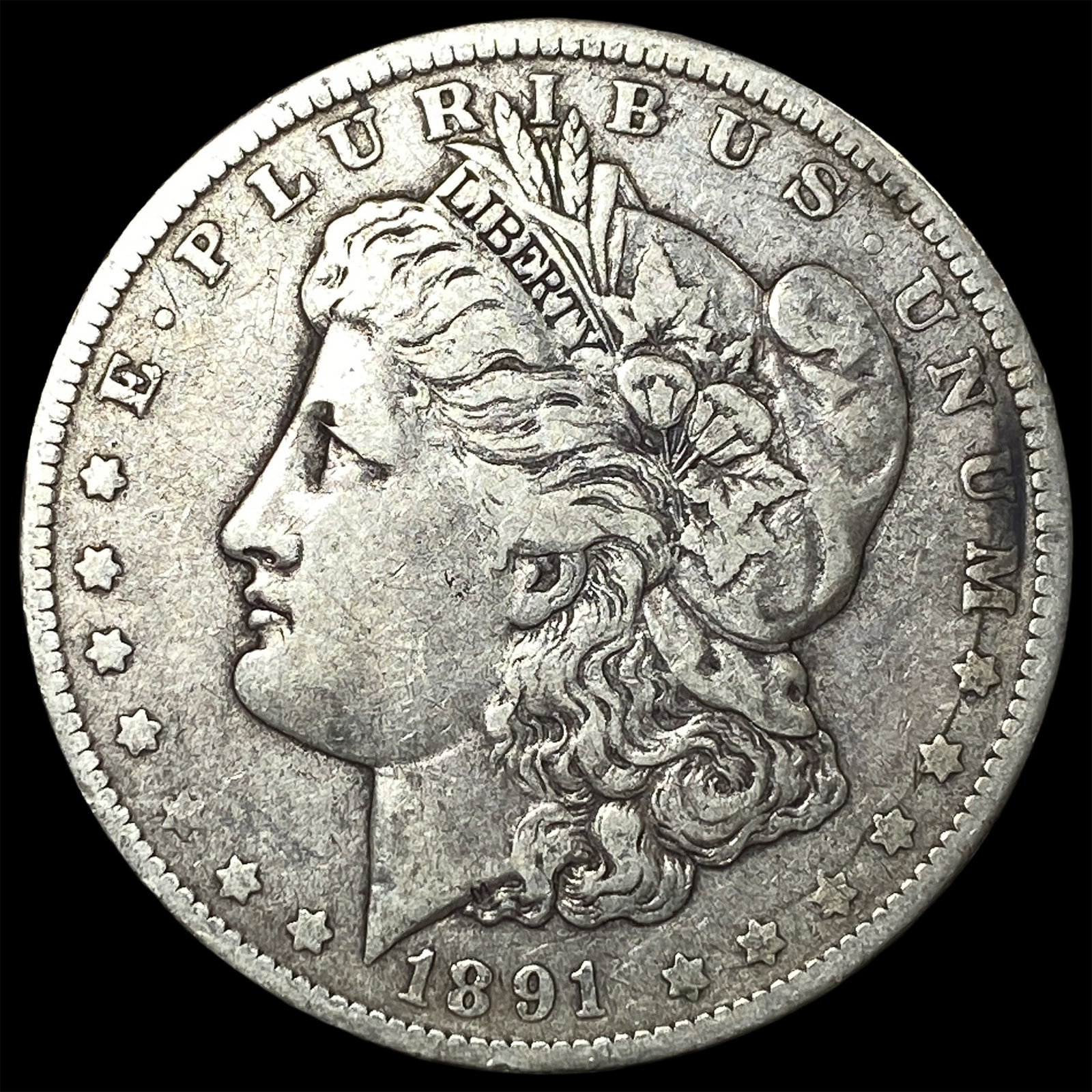 1891-O Silver Morgan Dollar LIGHTLY CIRCULATED: 1891-O Silver Morgan Dollar LIGHTLY CIRCULATED