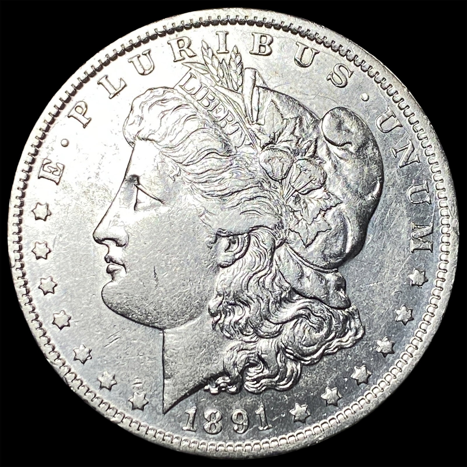 1891-O Silver Morgan Dollar CLOSELY UNCIRCULATED: 1891-O Silver Morgan Dollar CLOSELY UNCIRCULATED