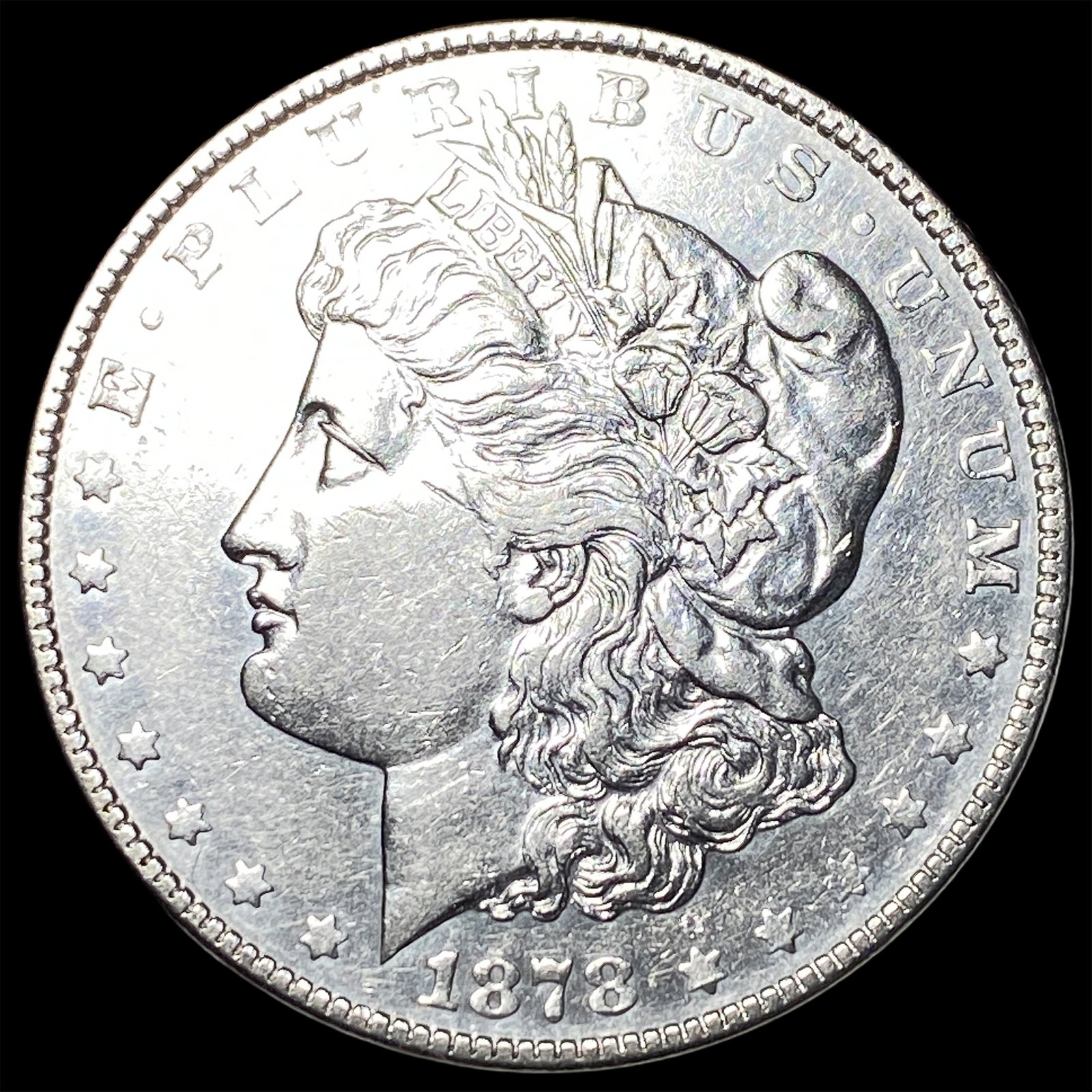 1878 Silver Morgan Dollar CHOICE AU: 1878 Silver Morgan Dollar CHOICE AU