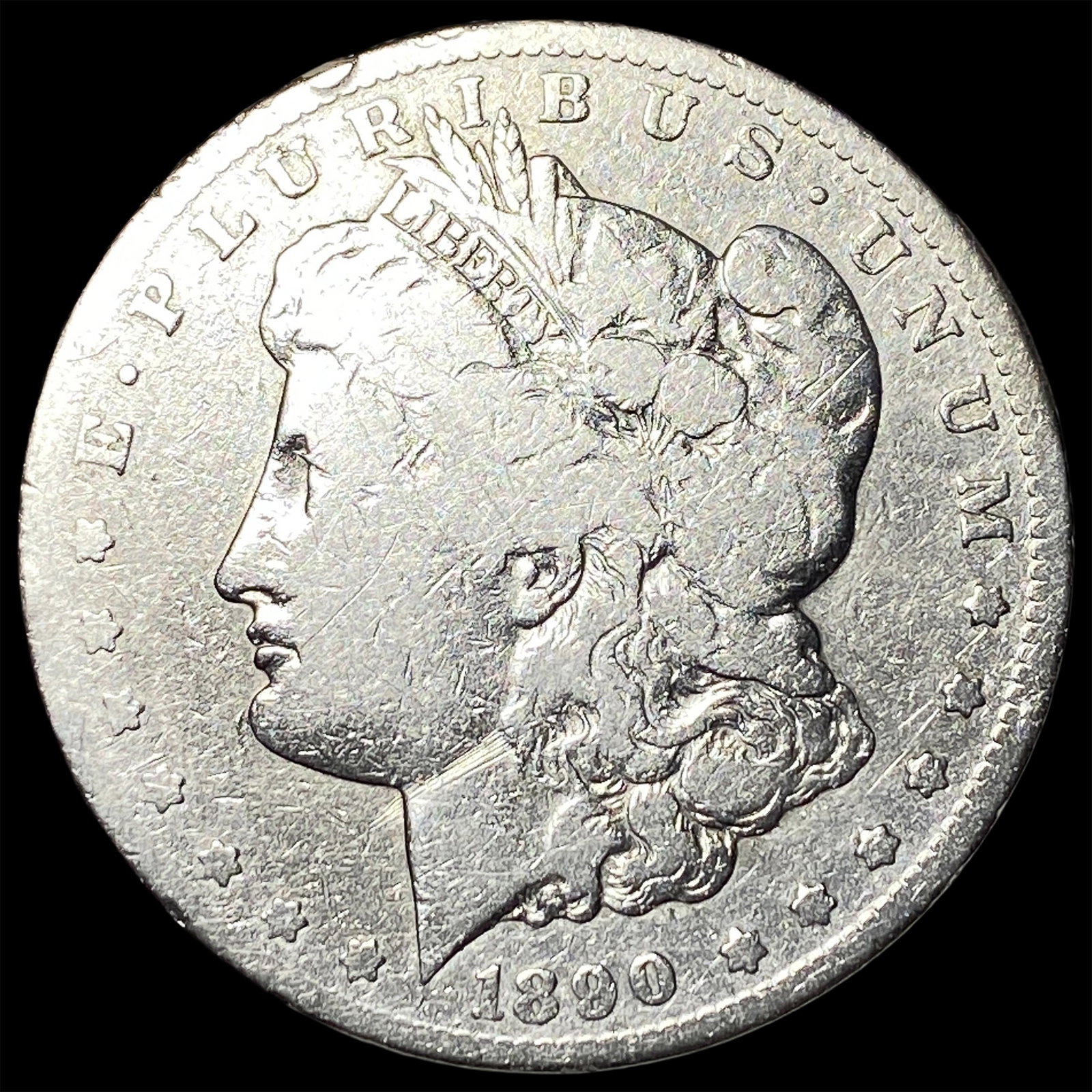 1890-S Silver Morgan Dollar NICELY CIRCULATED: 1890-S Silver Morgan Dollar NICELY CIRCULATED