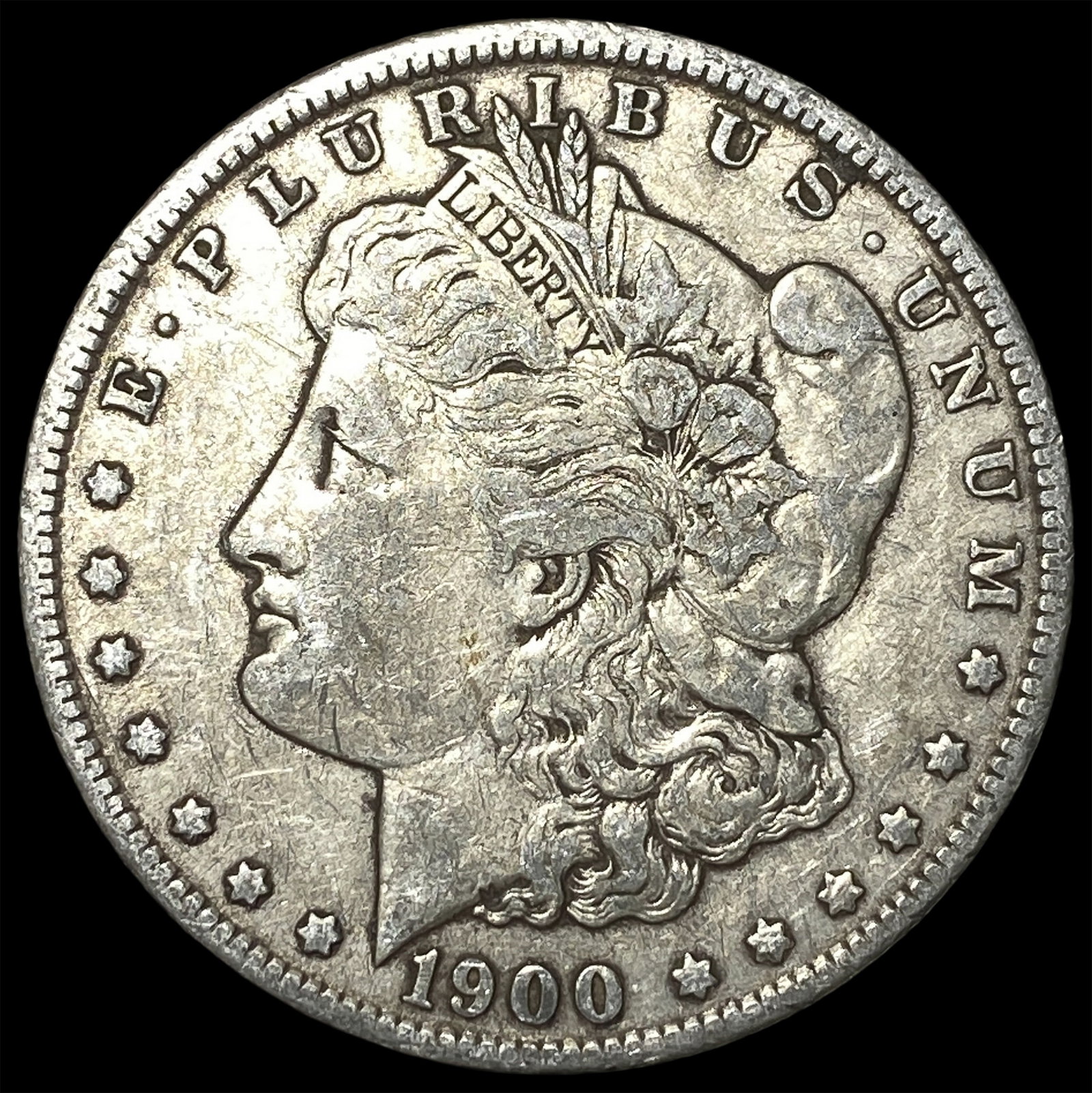 1900-O Silver Morgan Dollar NEARLY UNCIRCULATED: 1900-O Silver Morgan Dollar NEARLY UNCIRCULATED