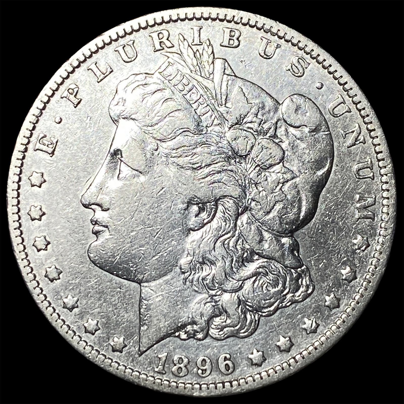 1896-O Silver Morgan Dollar NEARLY UNCIRCULATED: 1896-O Silver Morgan Dollar NEARLY UNCIRCULATED