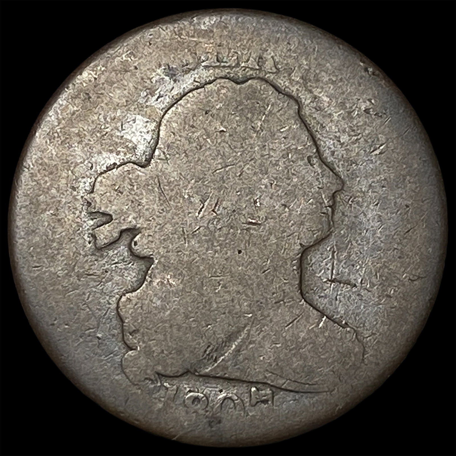 1794 Flowing Hair Large Cent NICELY CIRCULATED: 1794 Flowing Hair Large Cent NICELY CIRCULATED