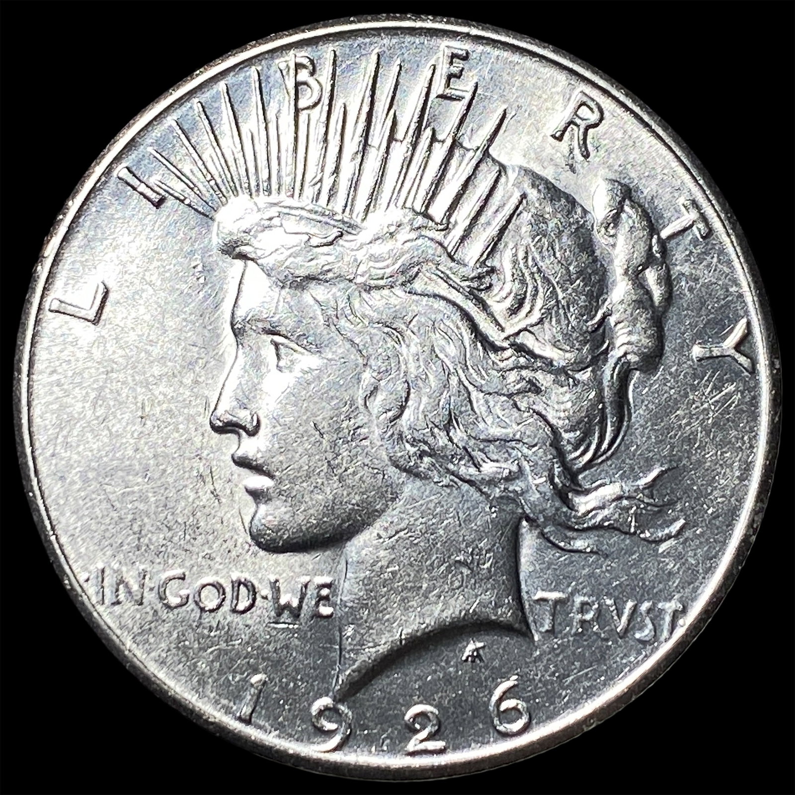 1926-S Silver Peace Dollar CLOSELY UNCIRCULATED: 1926-S Silver Peace Dollar CLOSELY UNCIRCULATED