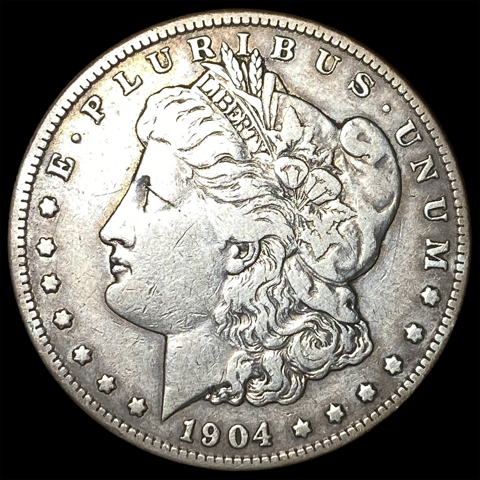 1904-S Silver Morgan Dollar NEARLY UNCIRCULATED (1 of 2)