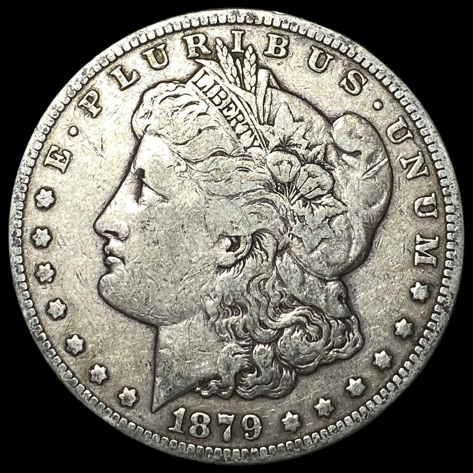 1879 Silver Morgan Dollar LIGHTLY CIRCULATED: 1879 Silver Morgan Dollar LIGHTLY CIRCULATED