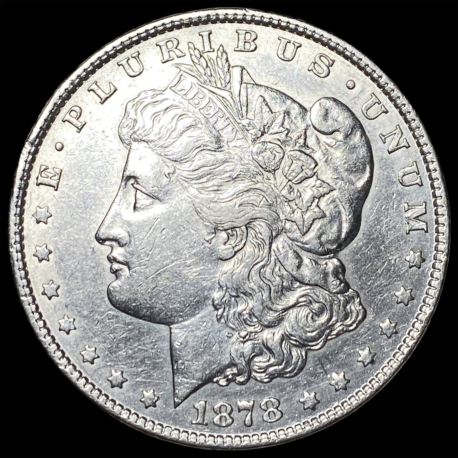 1878 Silver Morgan Dollar CHOICE AU: 1878 Silver Morgan Dollar CHOICE AU