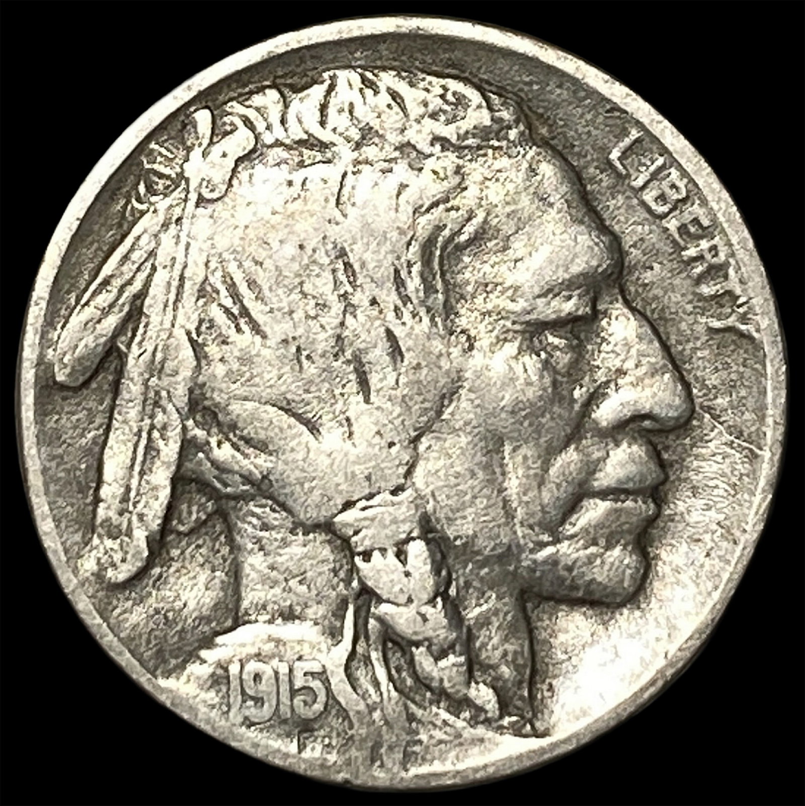 1915-D Buffalo Nickel CLOSELY UNCIRCULATED: 1915-D Buffalo Nickel CLOSELY UNCIRCULATED