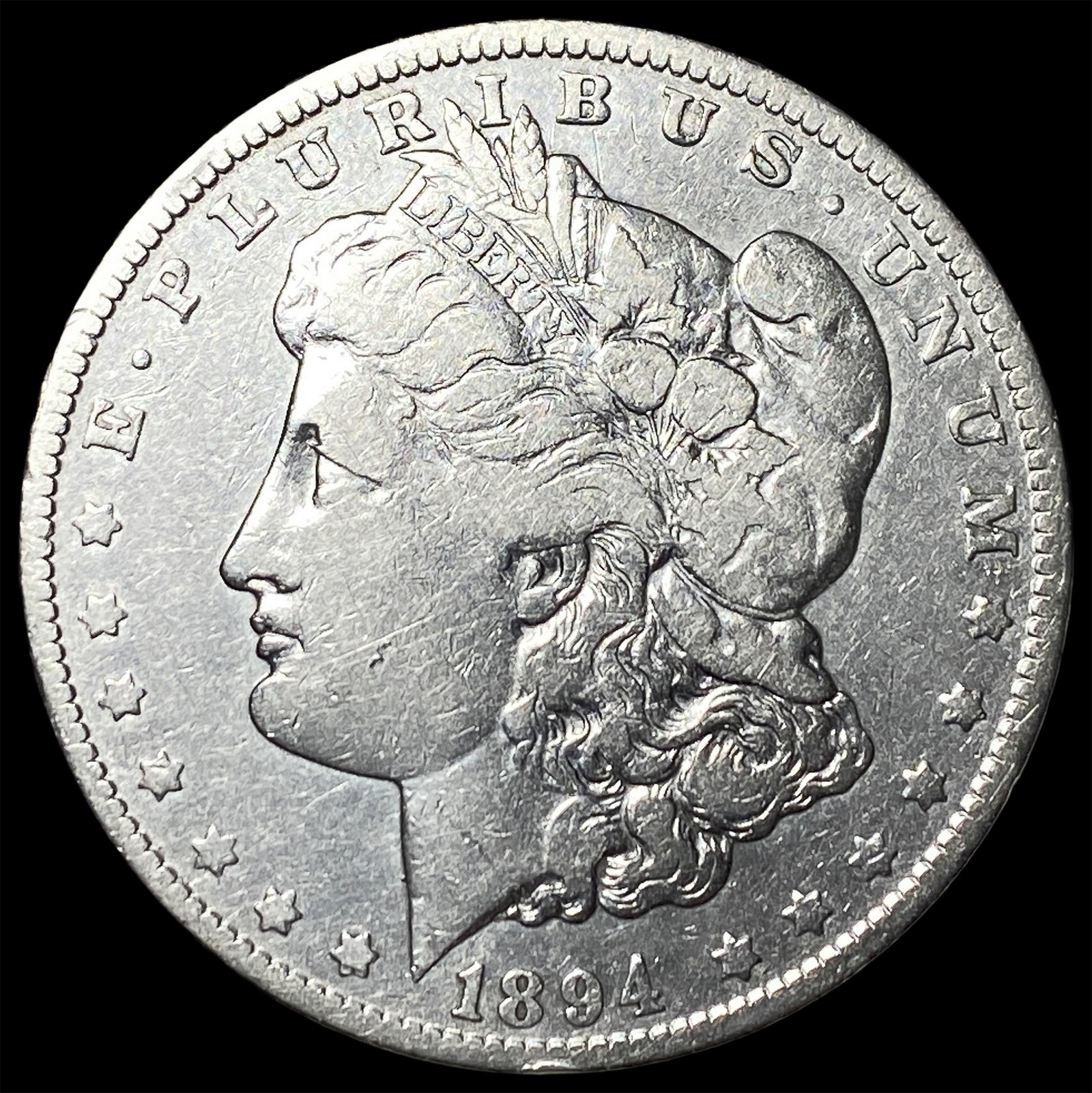 1894-O Silver Morgan Dollar LIGHTLY CIRCULATED: 1894-O Silver Morgan Dollar LIGHTLY CIRCULATED