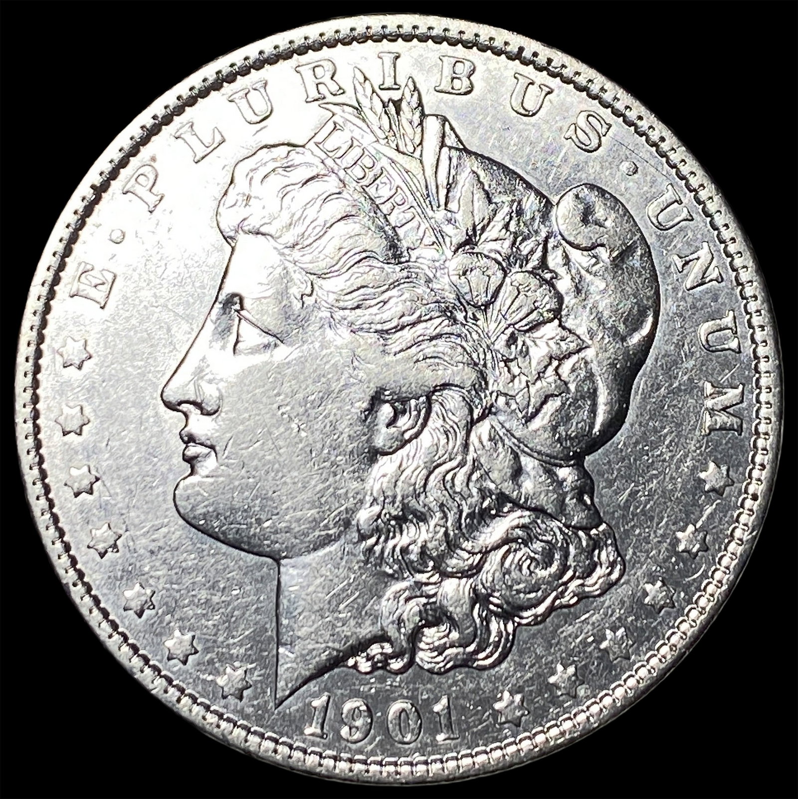 1901 Morgan Silver Dollar CLOSELY UNCIRCULATED: 1901 Morgan Silver Dollar CLOSELY UNCIRCULATED