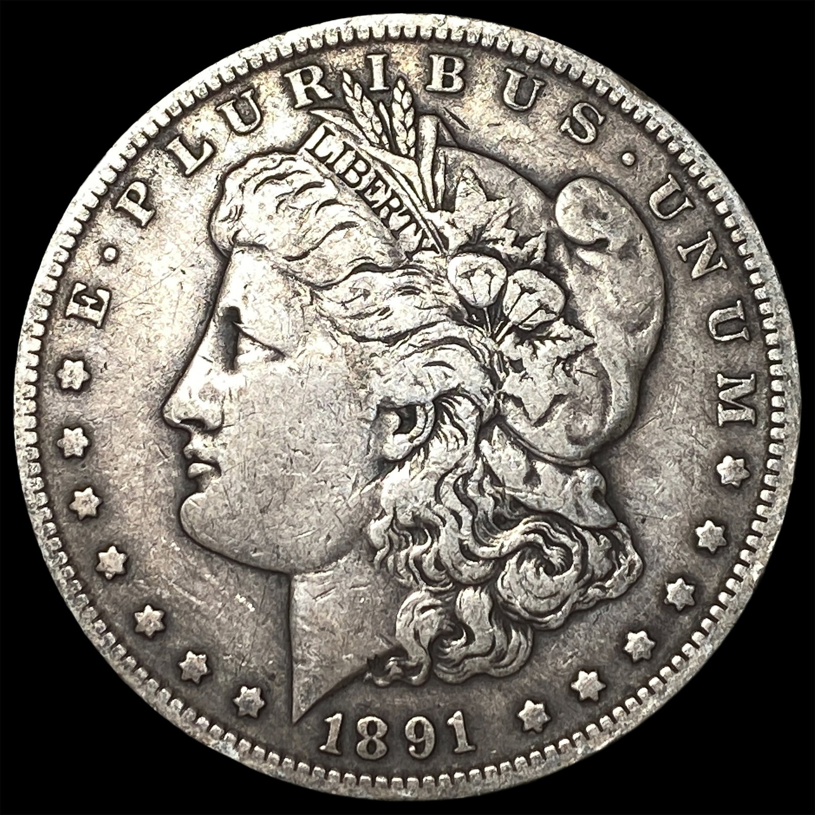 1891-O Silver Morgan Dollar NEARLY UNCIRCULATED: 1891-O Silver Morgan Dollar NEARLY UNCIRCULATED