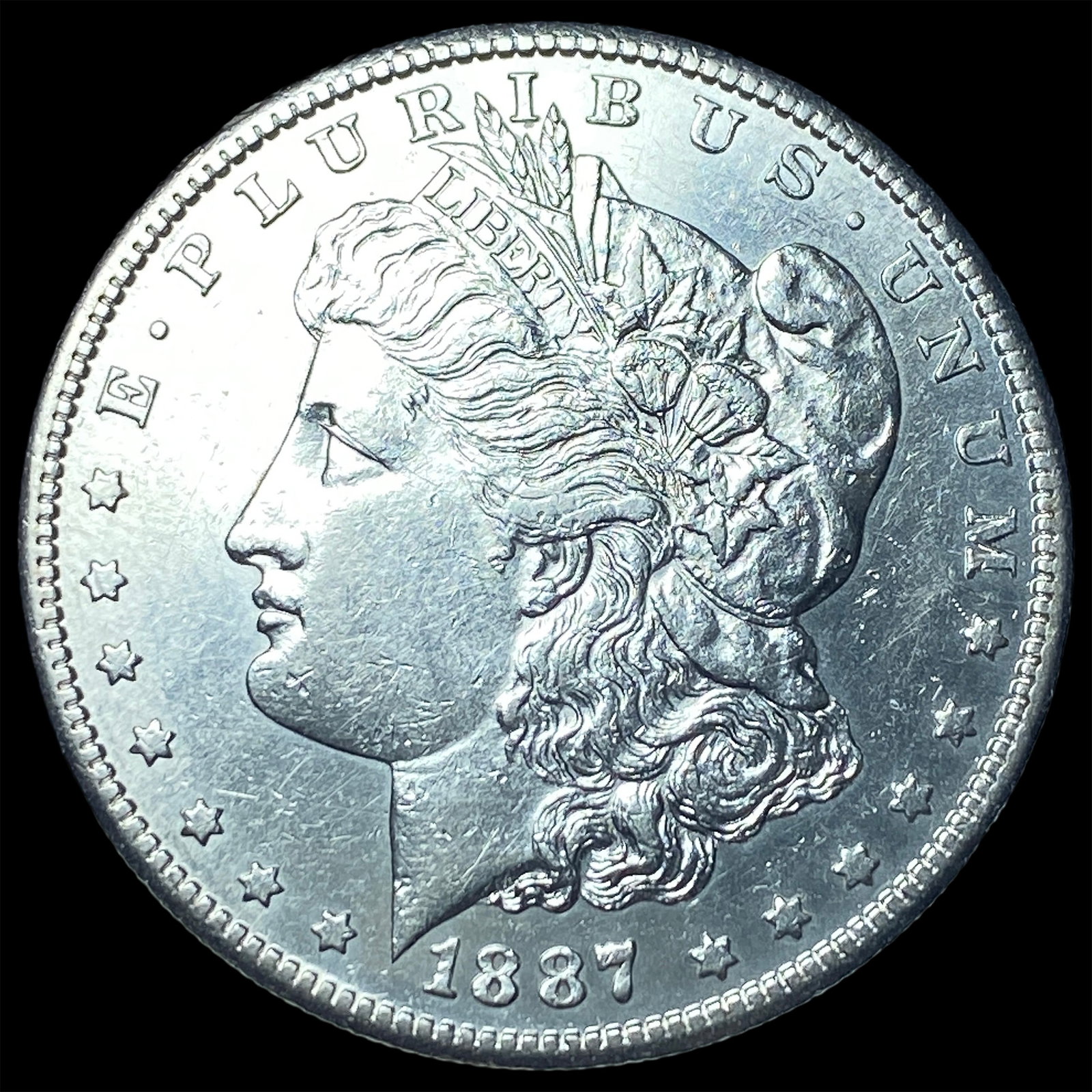 1887-S Silver Morgan Dollar UNCIRCULATED: 1887-S Silver Morgan Dollar UNCIRCULATED