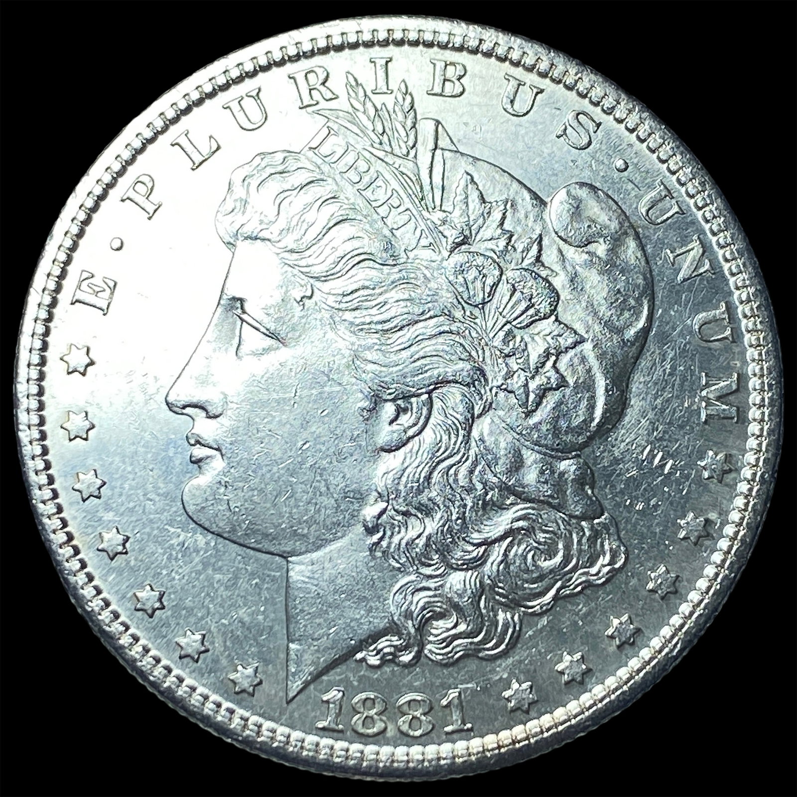 1881-S Morgan Silver Dollar CHOICE BU: 1881-S Morgan Silver Dollar CHOICE BU