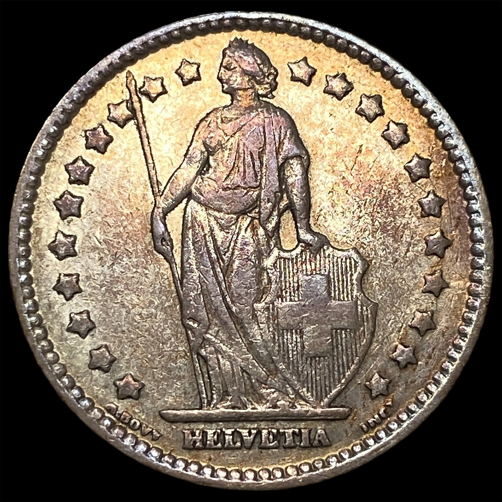 1913B Switzerland Silver 1 Franc (1 of 2)