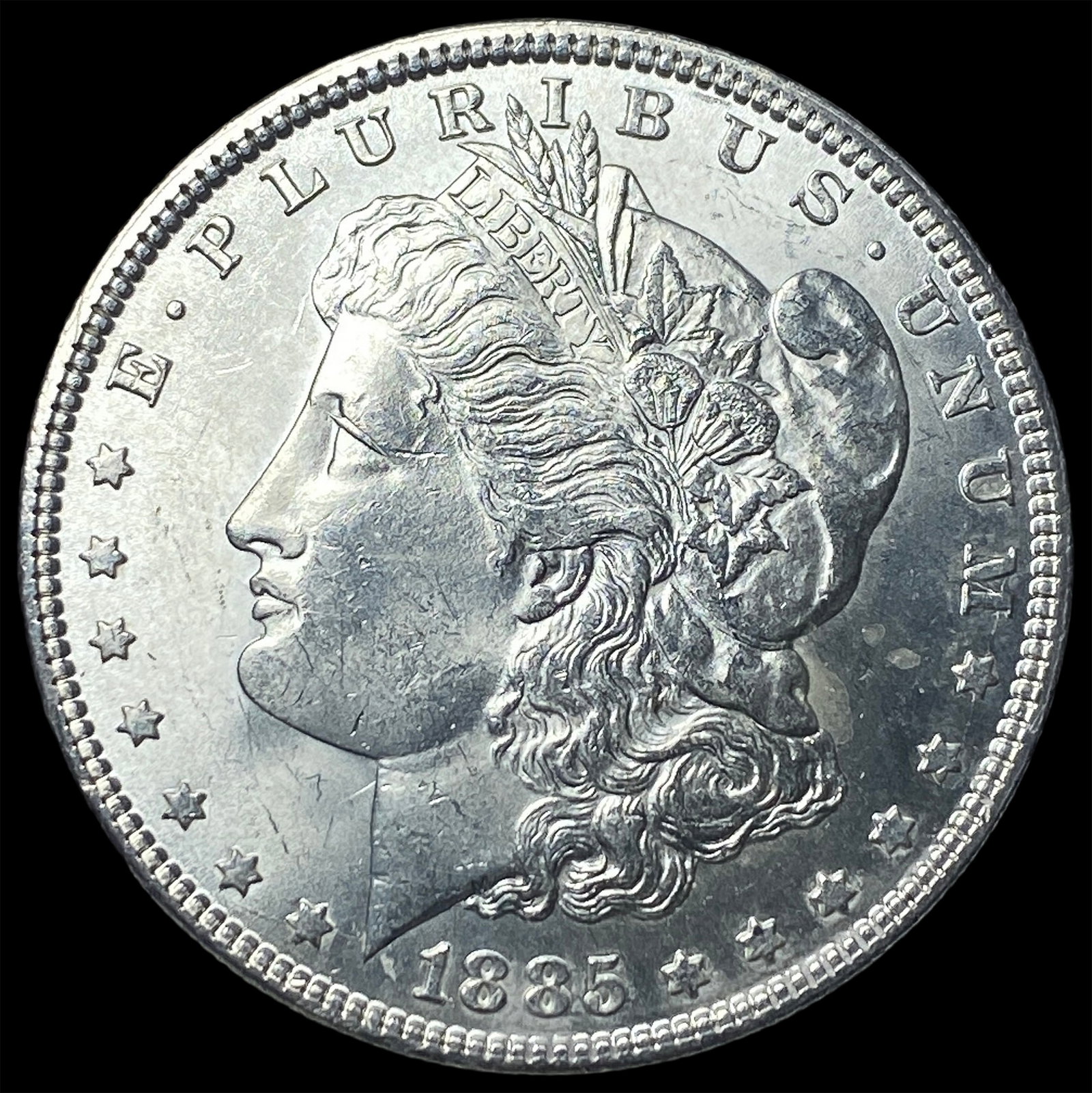 1885 Silver Morgan Dollar CHOICE BU: 1885 Silver Morgan Dollar CHOICE BU