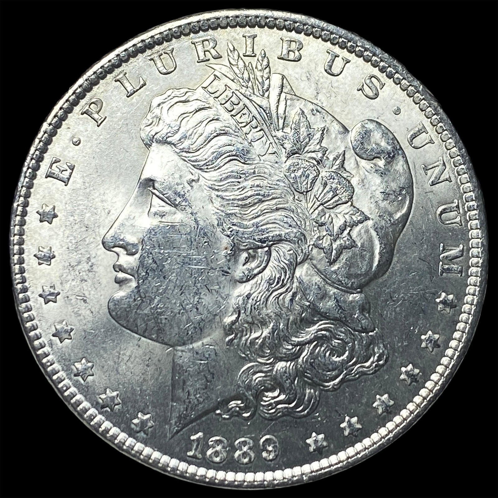 1889 Morgan Silver Dollar UNCIRCULATED: 1889 Morgan Silver Dollar UNCIRCULATED