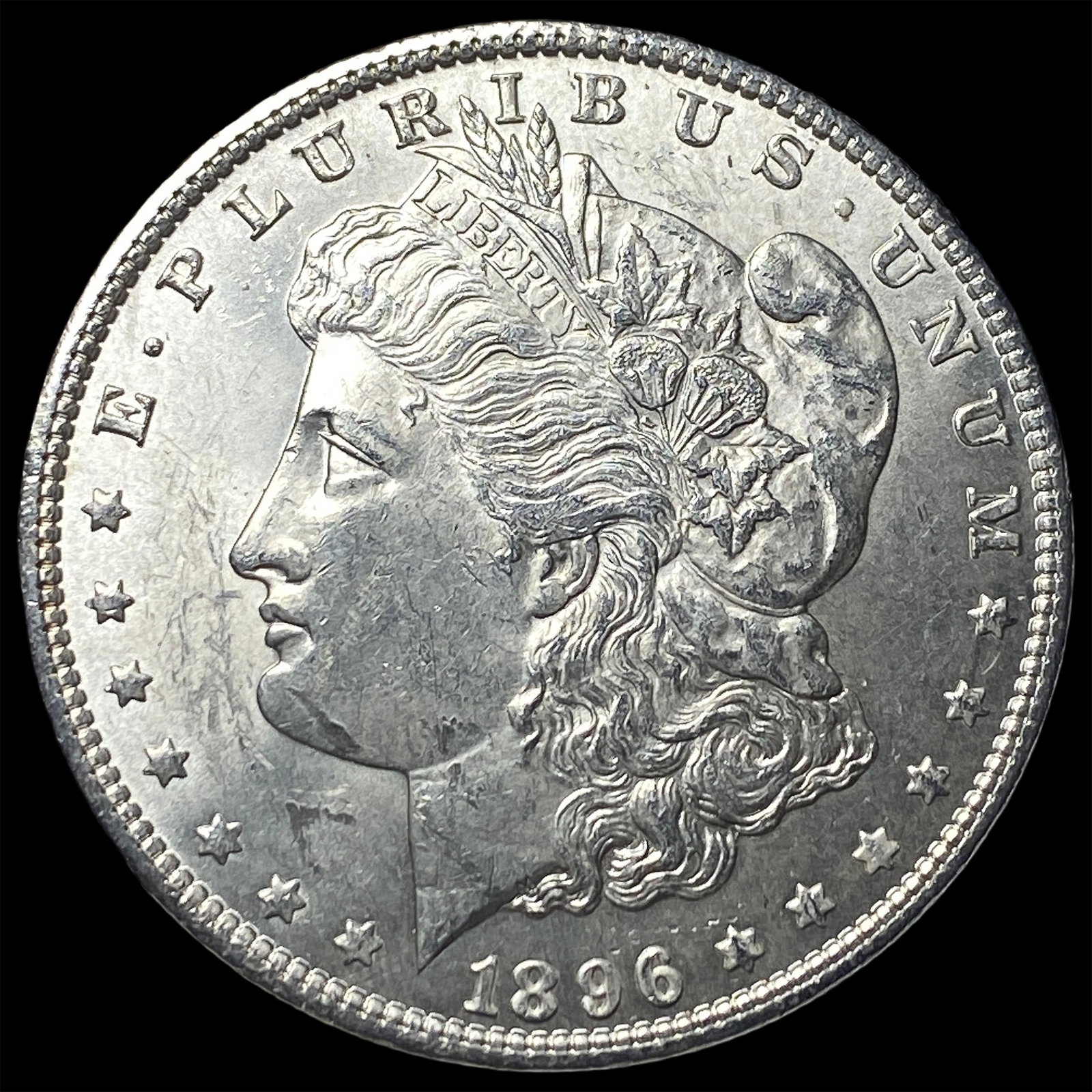 1896 Silver Morgan Dollar CHOICE BU: 1896 Silver Morgan Dollar CHOICE BU