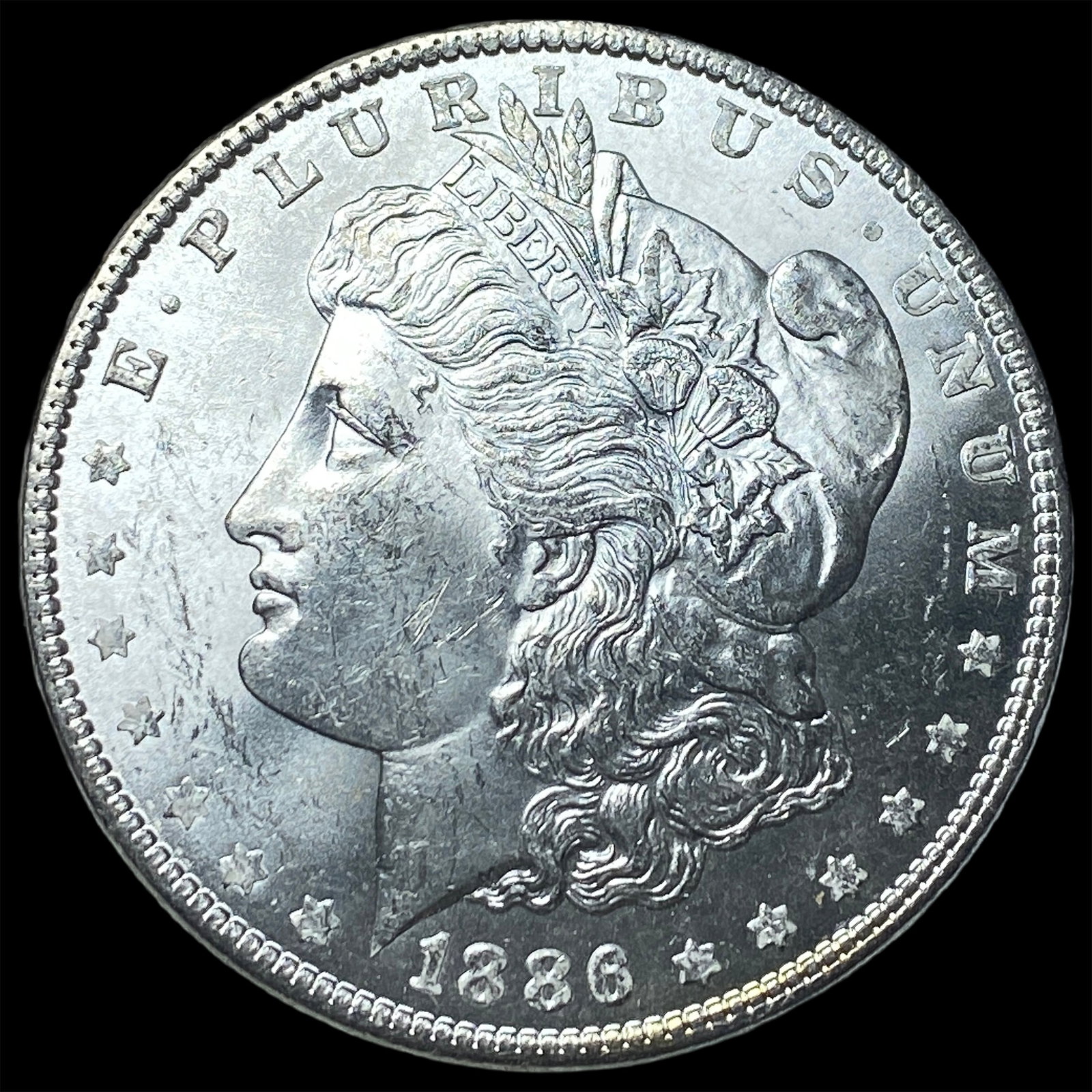 1886 Morgan Silver Dollar UNCIRCULATED: 1886 Morgan Silver Dollar UNCIRCULATED