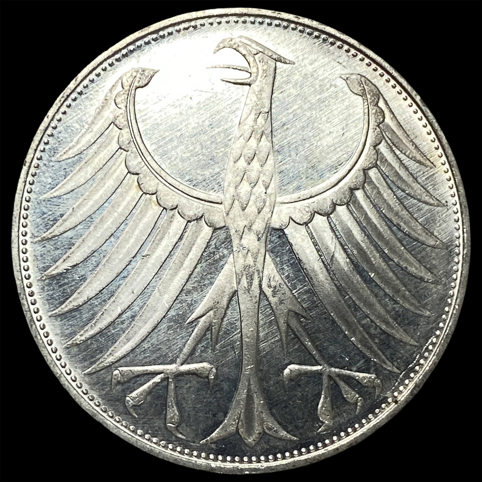 1974G West Germany Silver 5 Mark .2251ASW: 1974G West Germany Silver 5 Mark .2251ASW