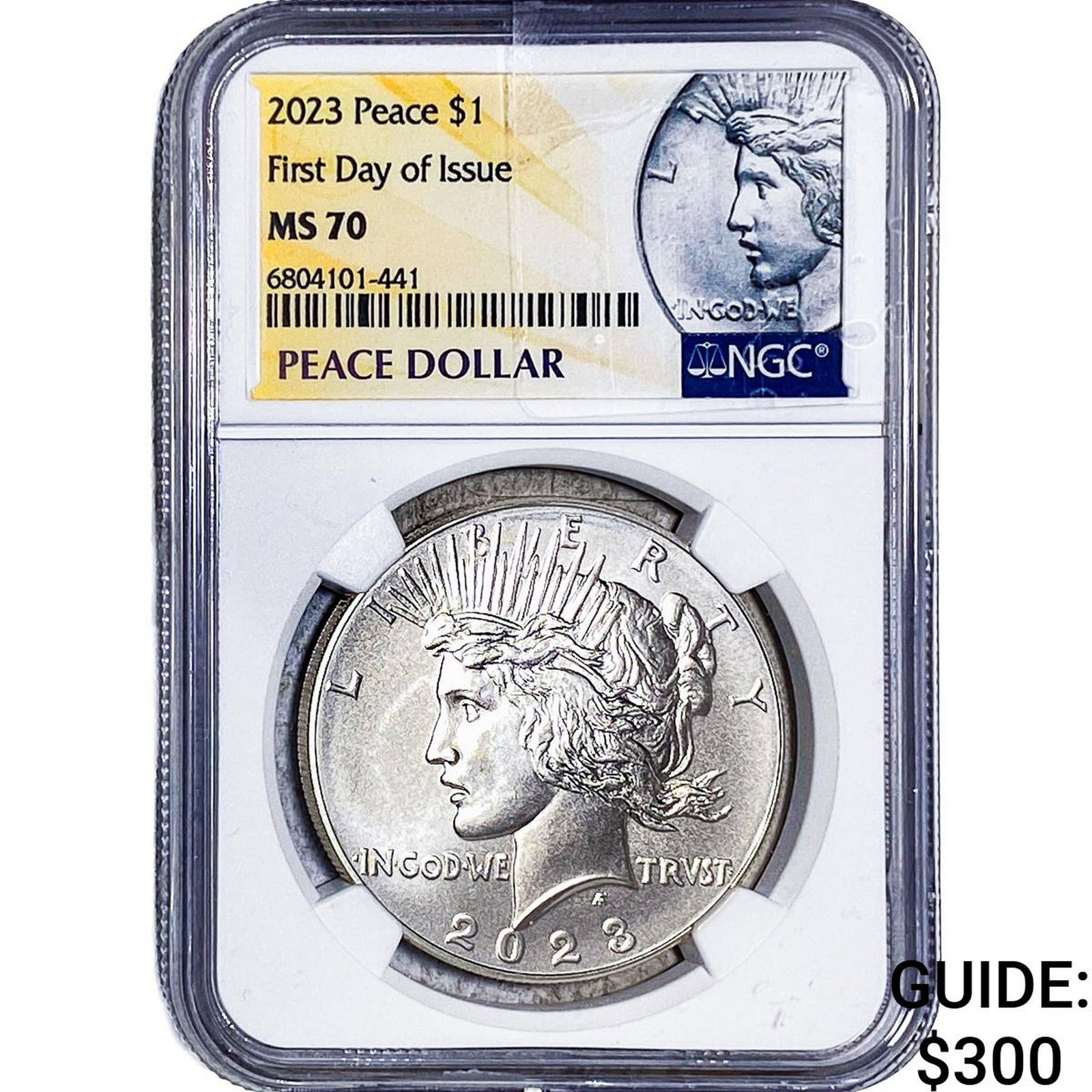 2023 Silver Peace Dollar NGC MS70: 2023 Silver Peace Dollar NGC MS70