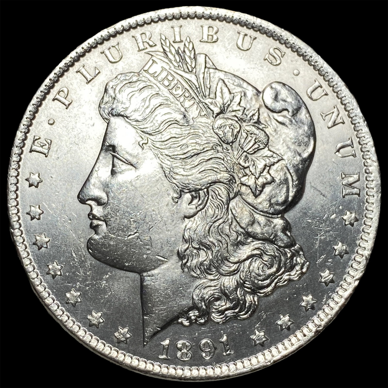 1891 Silver Morgan Dollar CHOICE BU: 1891 Silver Morgan Dollar CHOICE BU