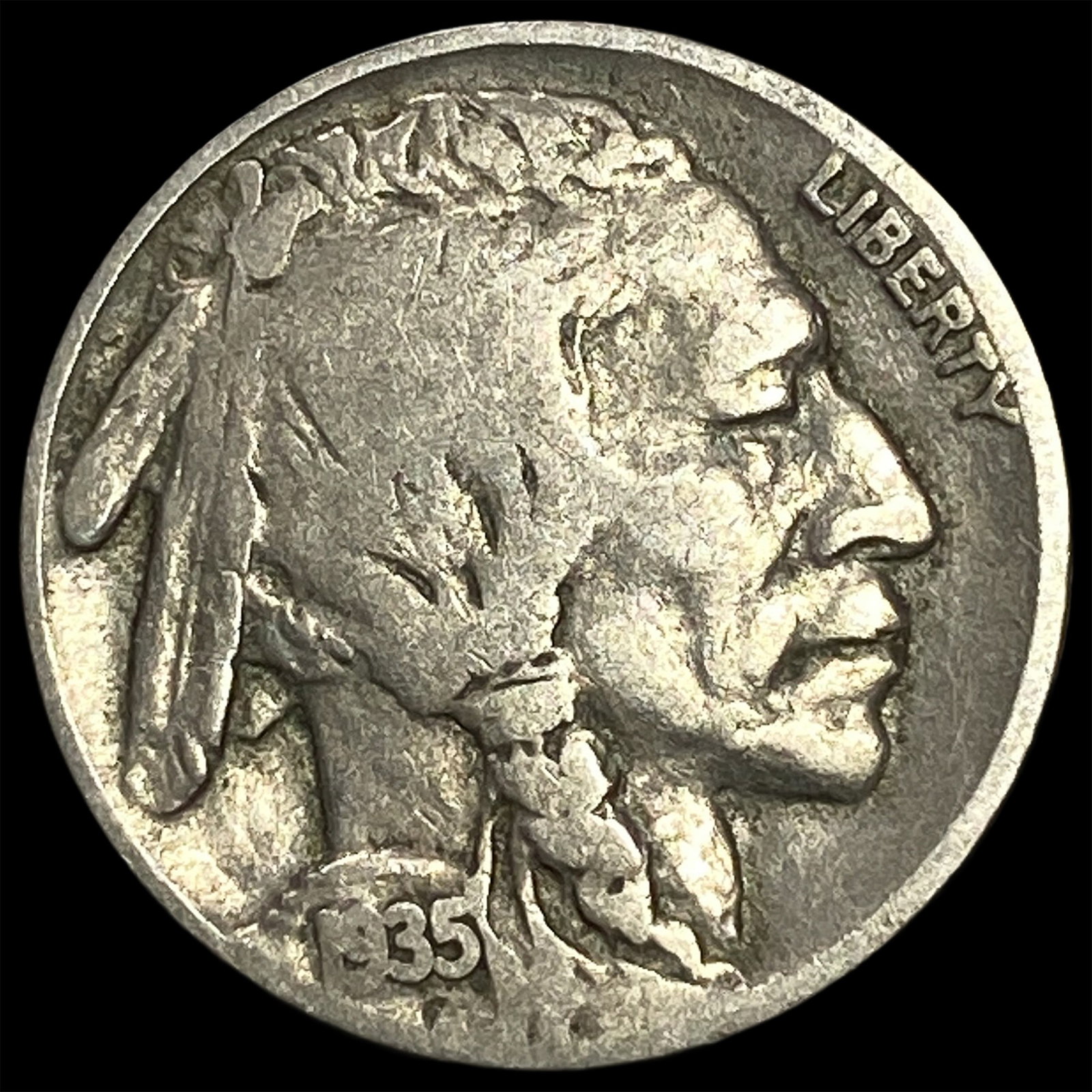 1935 Buffalo Nickel LIGHTLY CIRCULATED: 1935 Buffalo Nickel LIGHTLY CIRCULATED