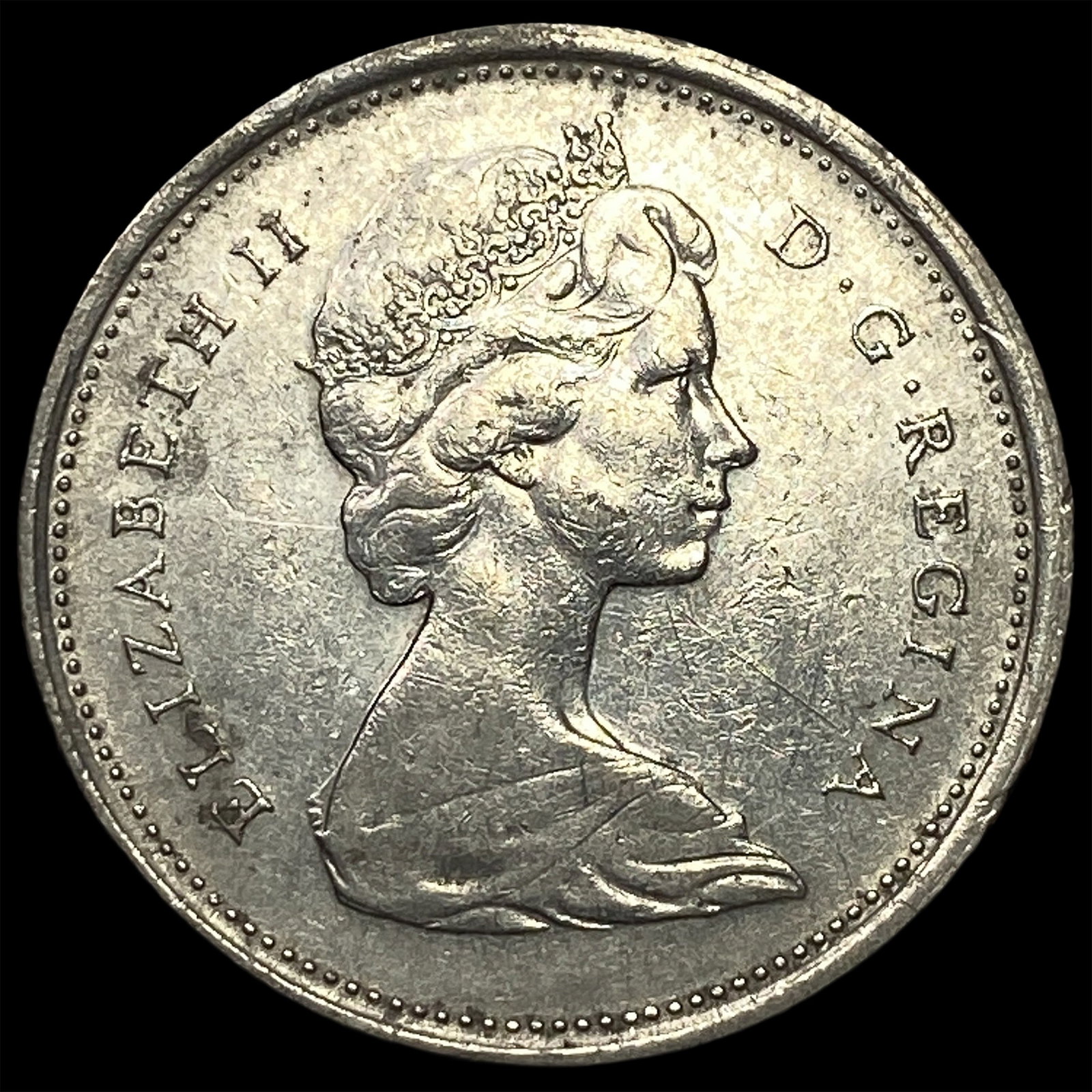 1969 Canada Nickel 25 Cents (1 of 2)