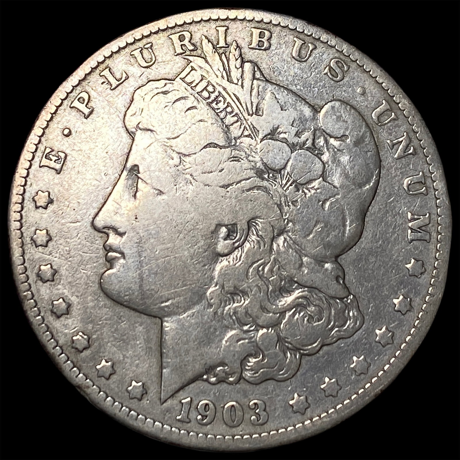 1903-O Silver Morgan Dollar NEARLY UNCIRCULATED: 1903-O Silver Morgan Dollar NEARLY UNCIRCULATED