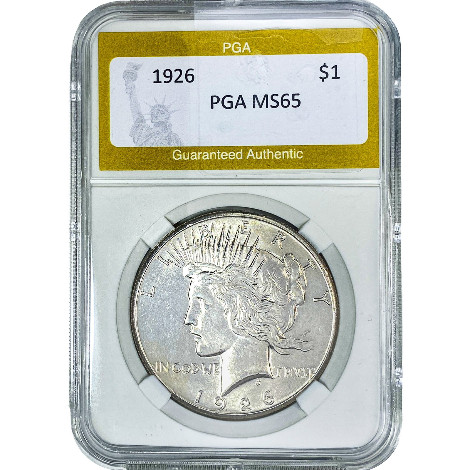 1926 Morgan Silver Dollar PGA MS65: 1926 Morgan Silver Dollar PGA MS65
