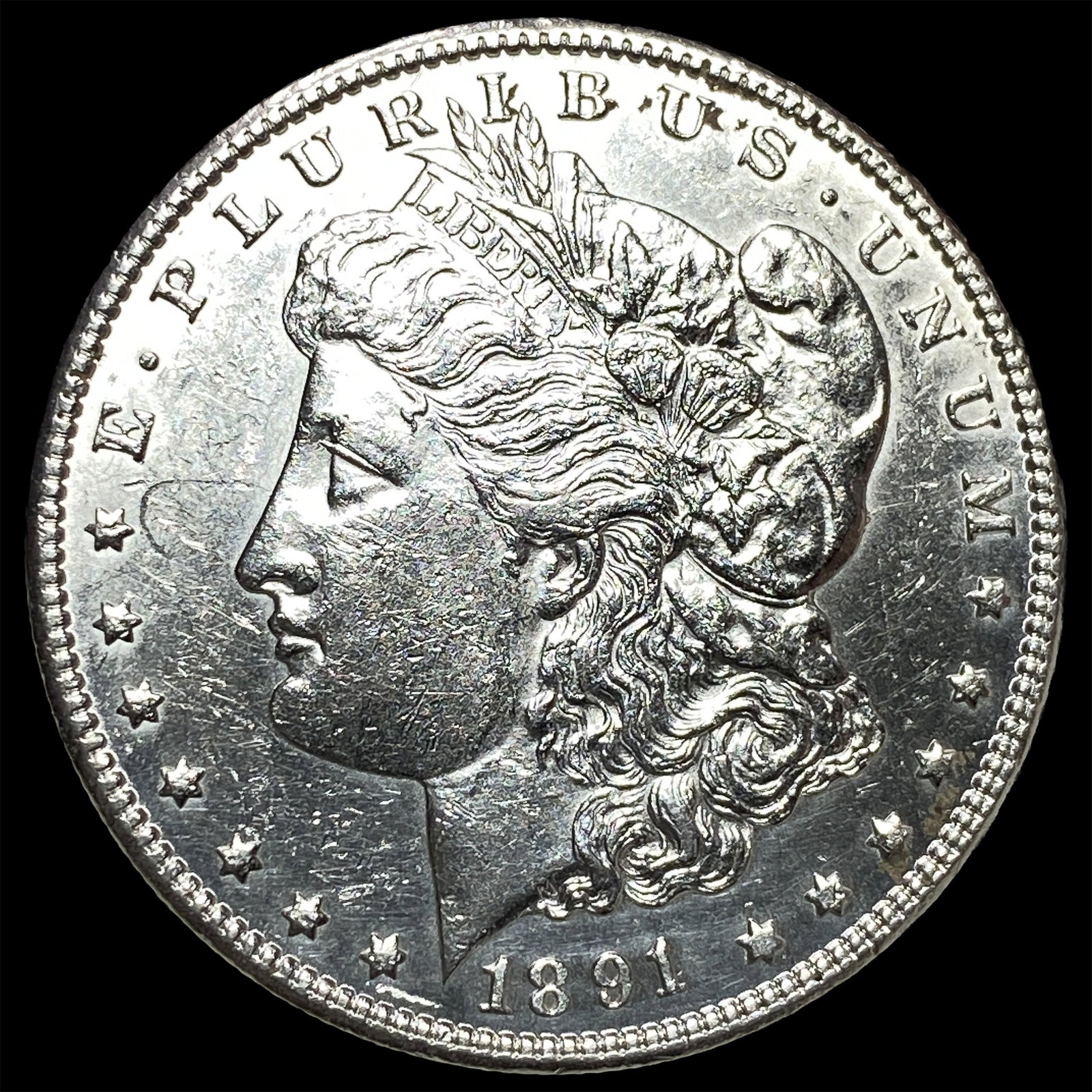1891-CC Silver Morgan Dollar UNCIRCULATED: 1891-CC Silver Morgan Dollar UNCIRCULATED