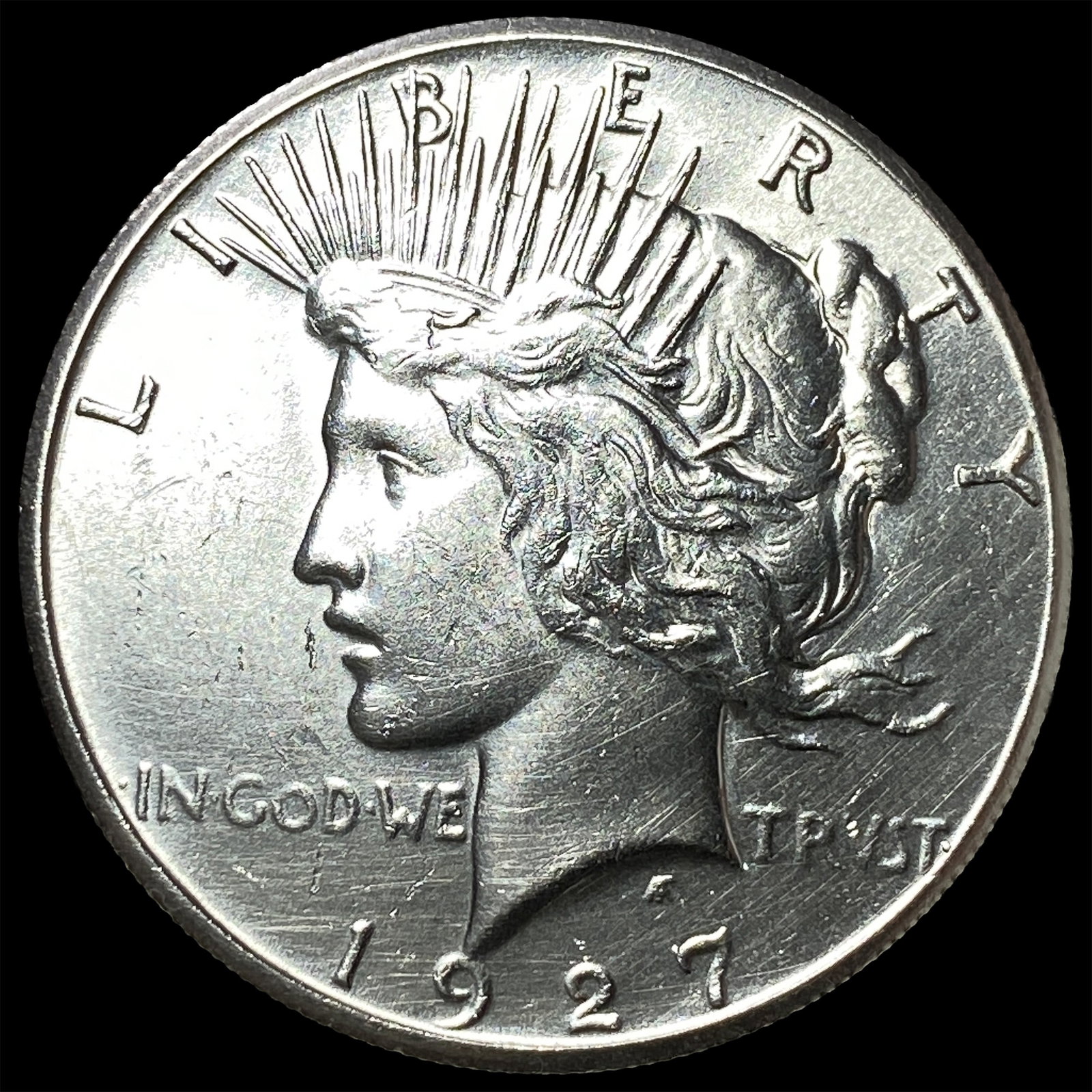 1927 Silver Peace Dollar CHOICE BU: 1927 Silver Peace Dollar CHOICE BU