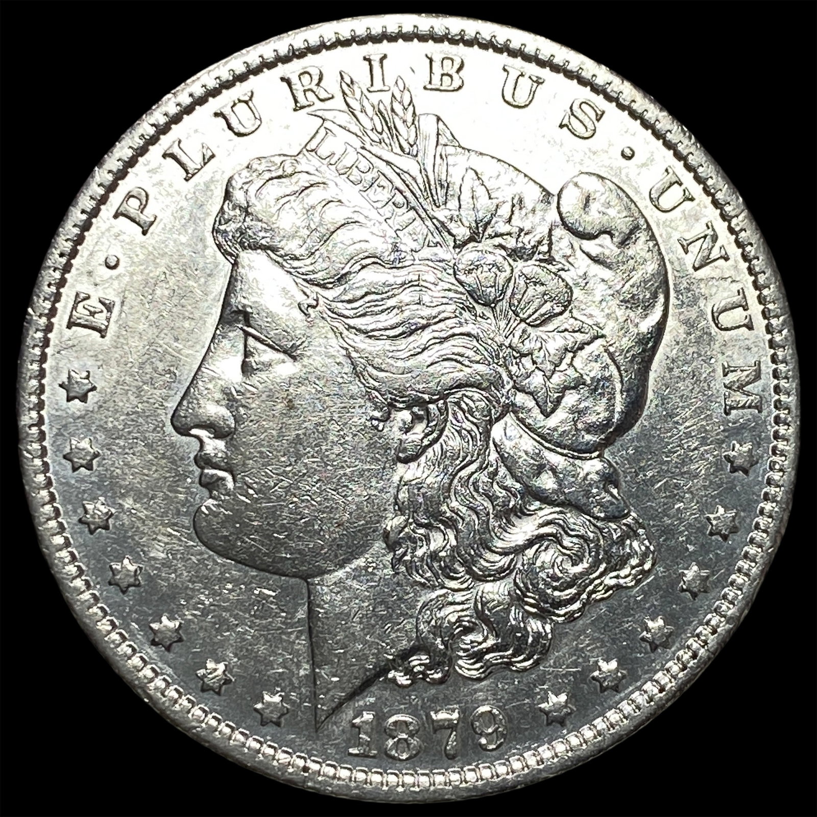 1879-O Silver Morgan Dollar CHOICE AU: 1879-O Silver Morgan Dollar CHOICE AU