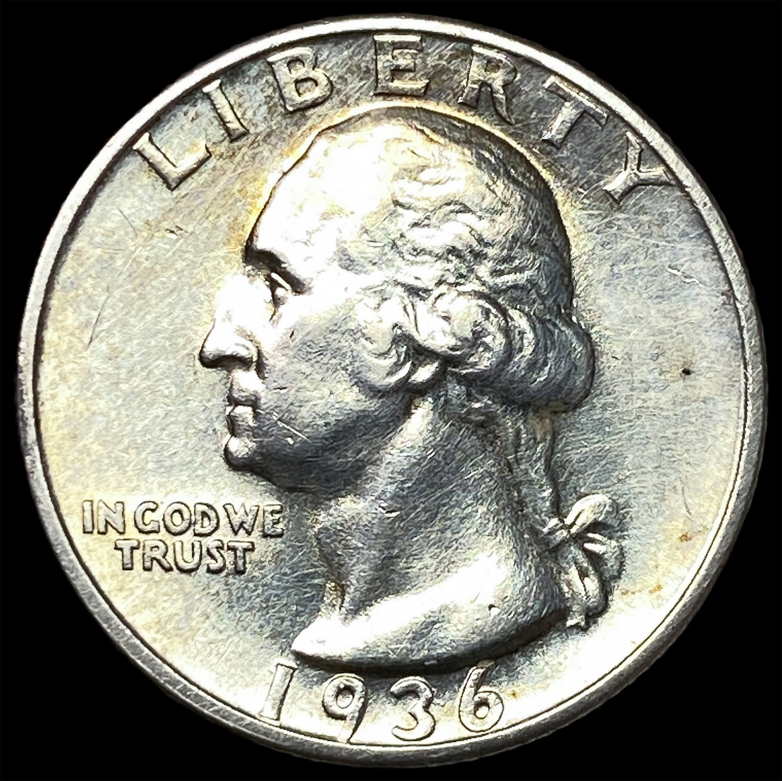 1936-S Silver Washington Quarter CLOSELY UNCIRCULATED (1 of 2)