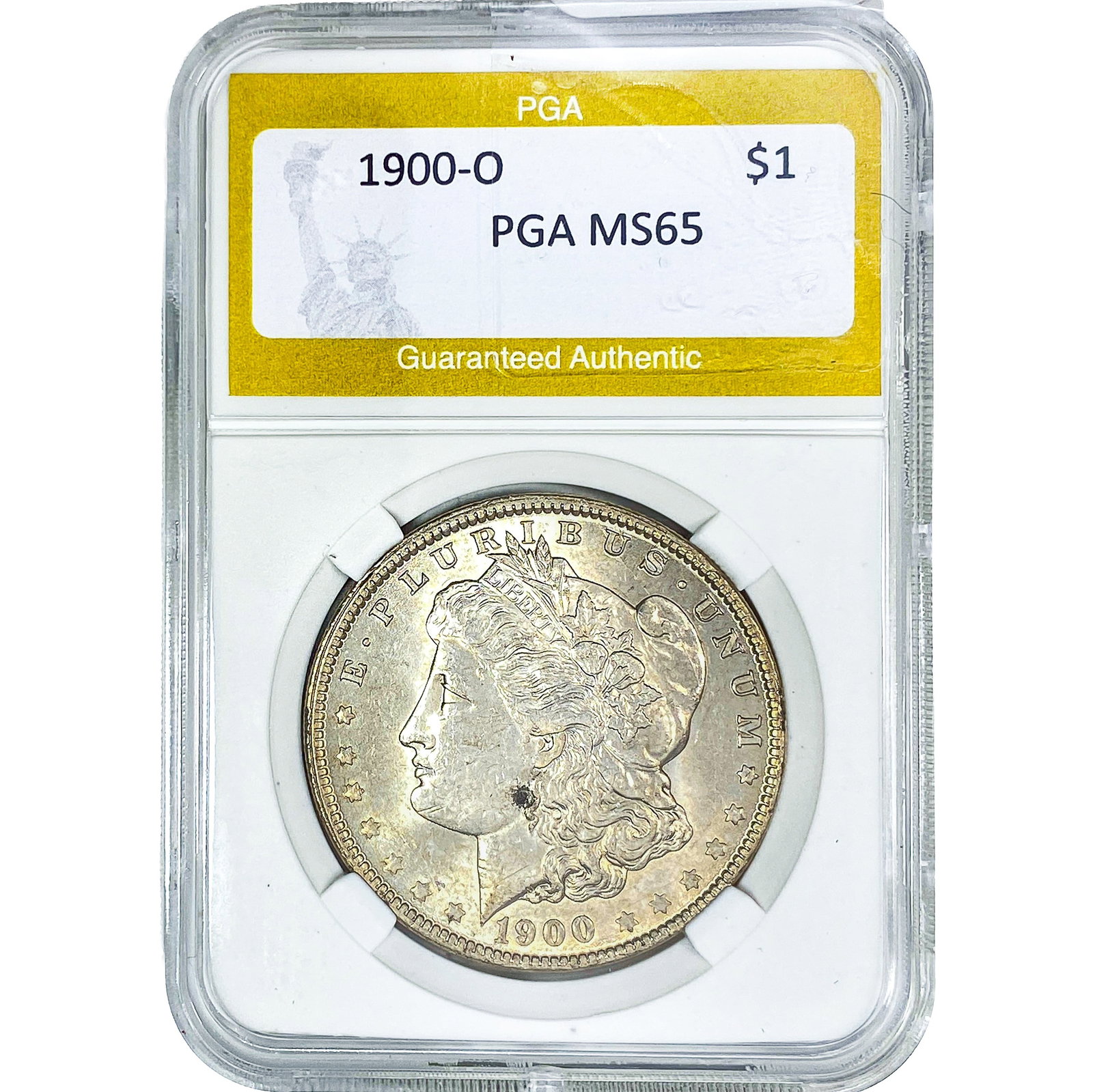 1900-O Morgan Silver Dollar PGA MS65: 1900-O Morgan Silver Dollar PGA MS65