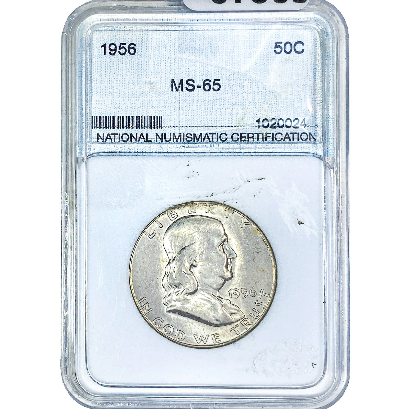 1956 Franklin Half Dollar NNC MS65: 1956 Franklin Half Dollar NNC MS65