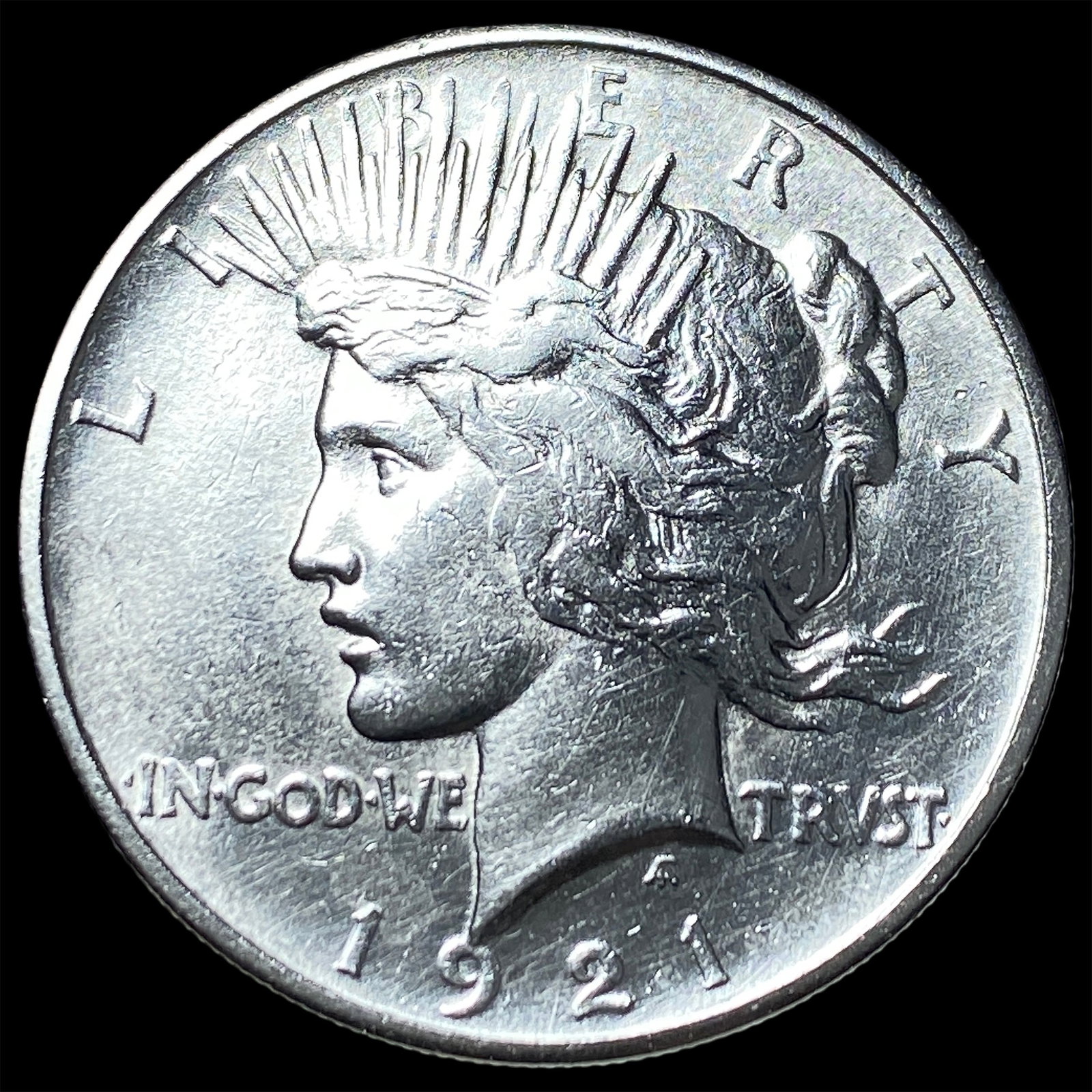 1921 Silver Peace Dollar CLOSELY UNCIRCULATED: 1921 Silver Peace Dollar CLOSELY UNCIRCULATED