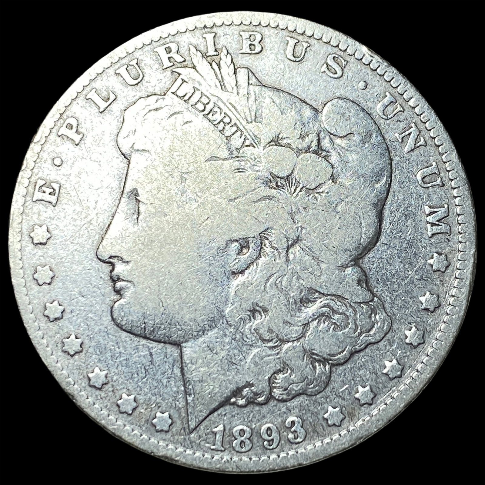 1893-O Silver Morgan Dollar NICELY CIRCULATED: 1893-O Silver Morgan Dollar NICELY CIRCULATED